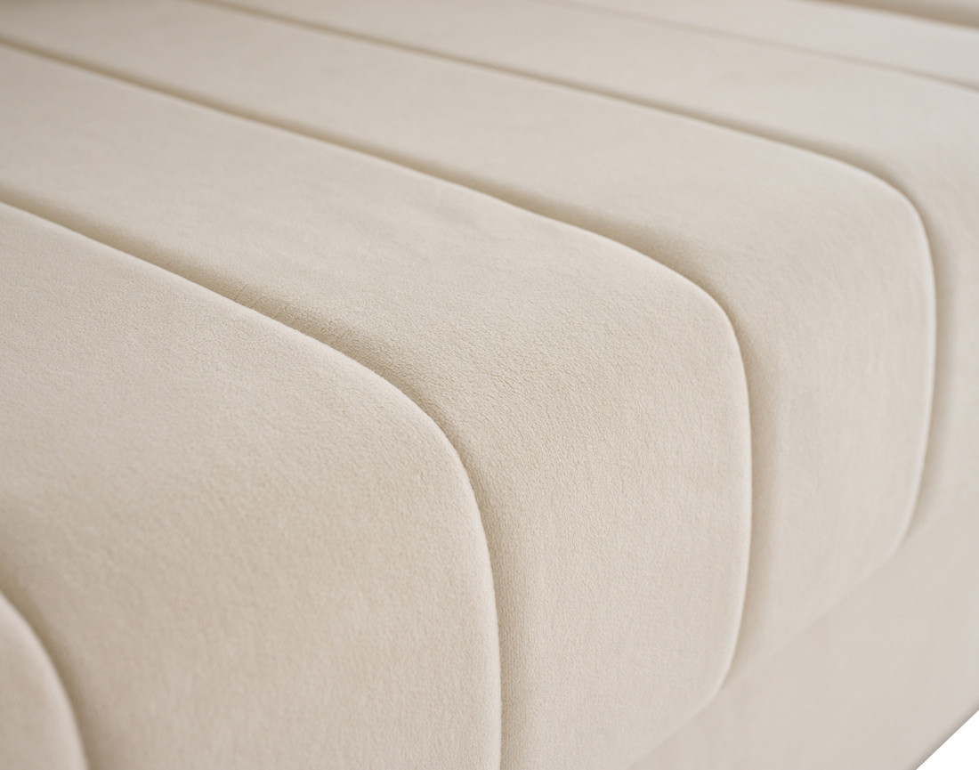 Canapé 3 places convertible couchage quotidien, matelas inclus Ercolano