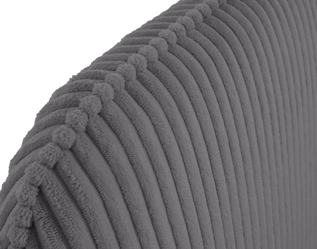 Lit coffre 160x200 en velours côtelé avec sommier inclus Goyave