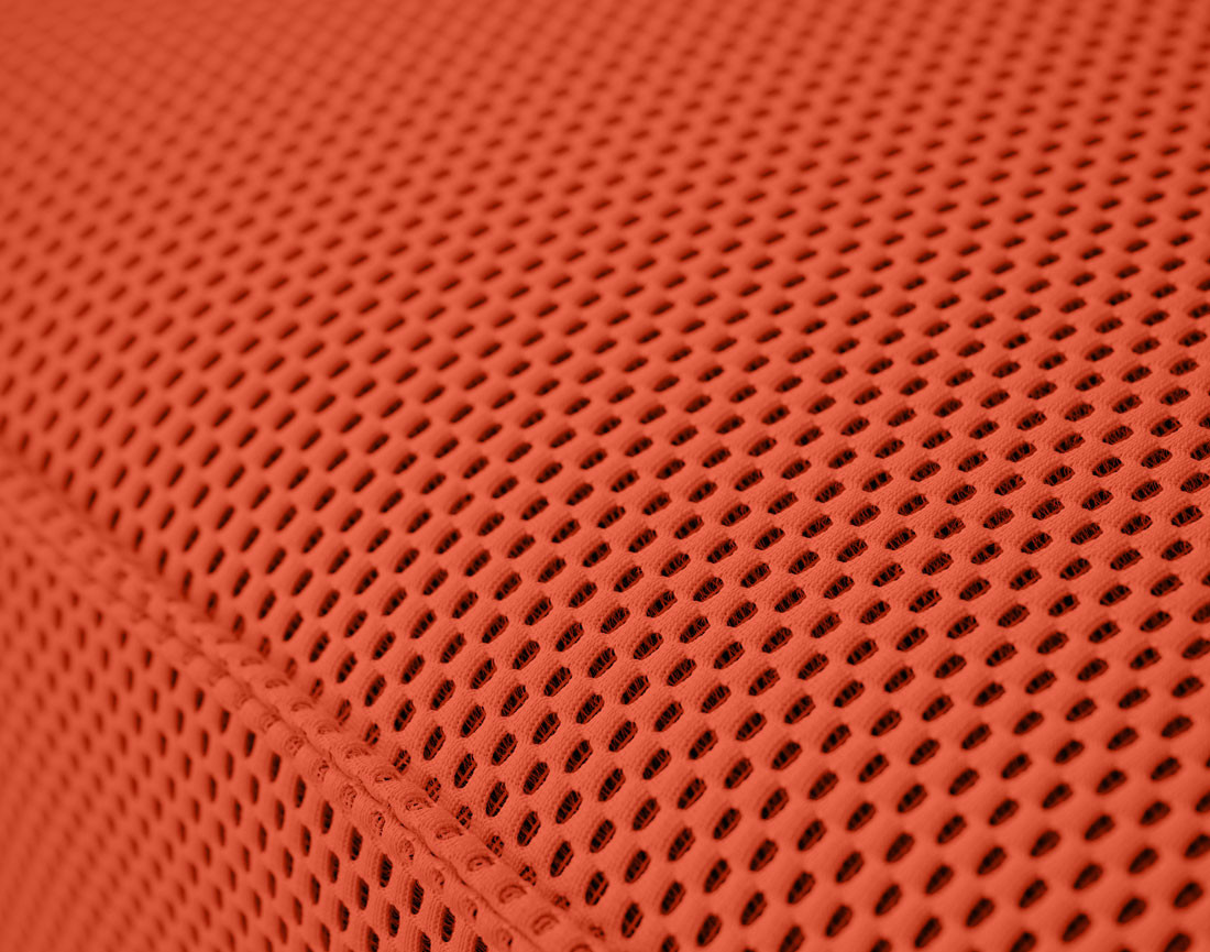 Canapé modulable 2 places en tissu mailles 3D Arty