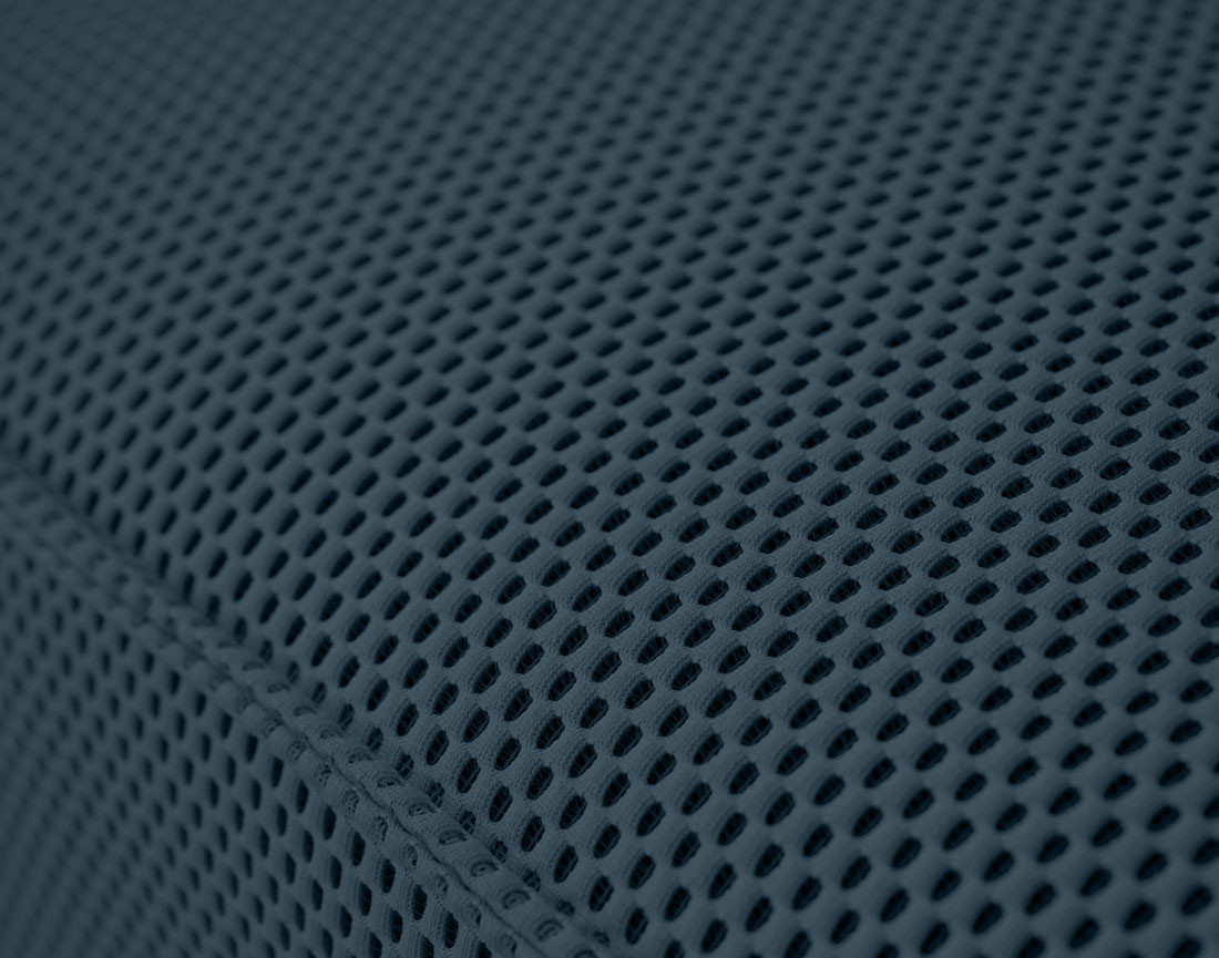 Canapé modulable 2 places en tissu mailles 3D Arty