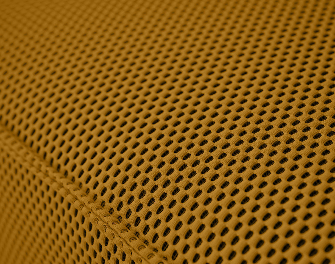 Canapé modulable 3 places en tissu mailles 3D Arty