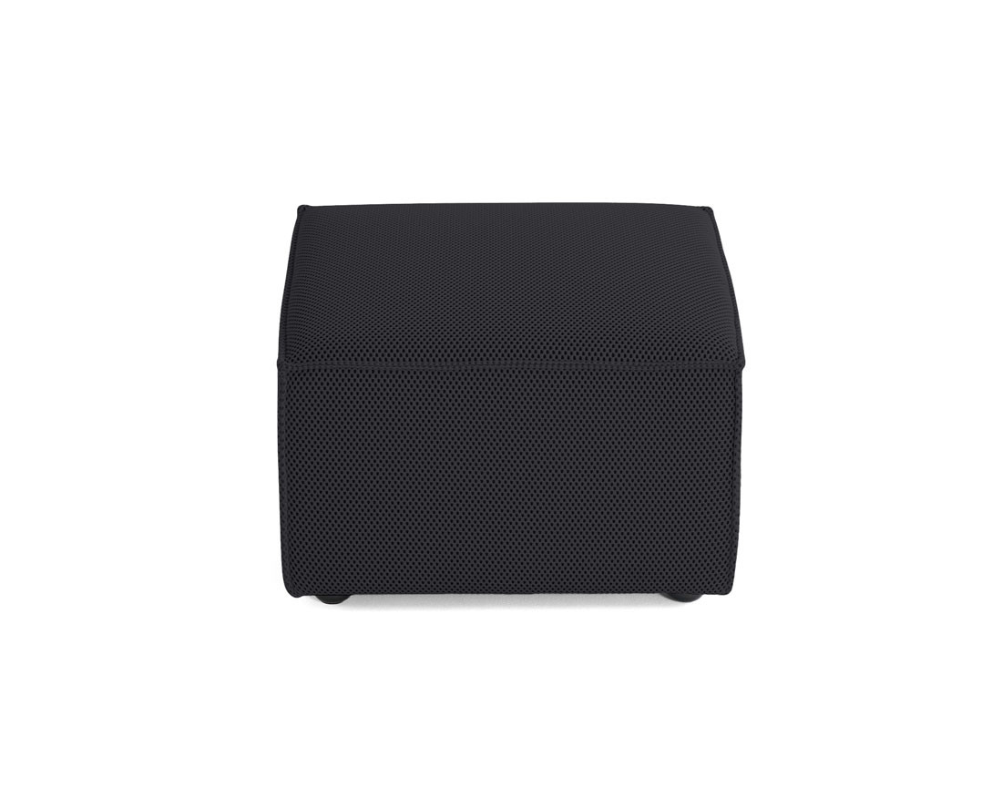 Pouf d'appoint en tissu mailles 3D Arty