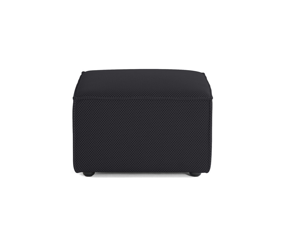 Pouf d'appoint en tissu mailles 3D Arty
