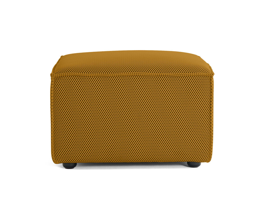 Pouf d'appoint en tissu mailles 3D Arty