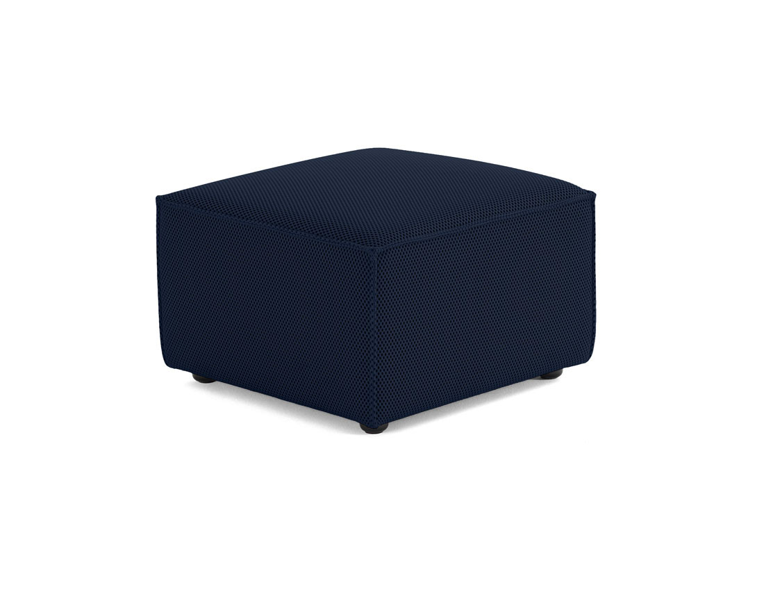 Pouf d'appoint en tissu mailles 3D Arty
