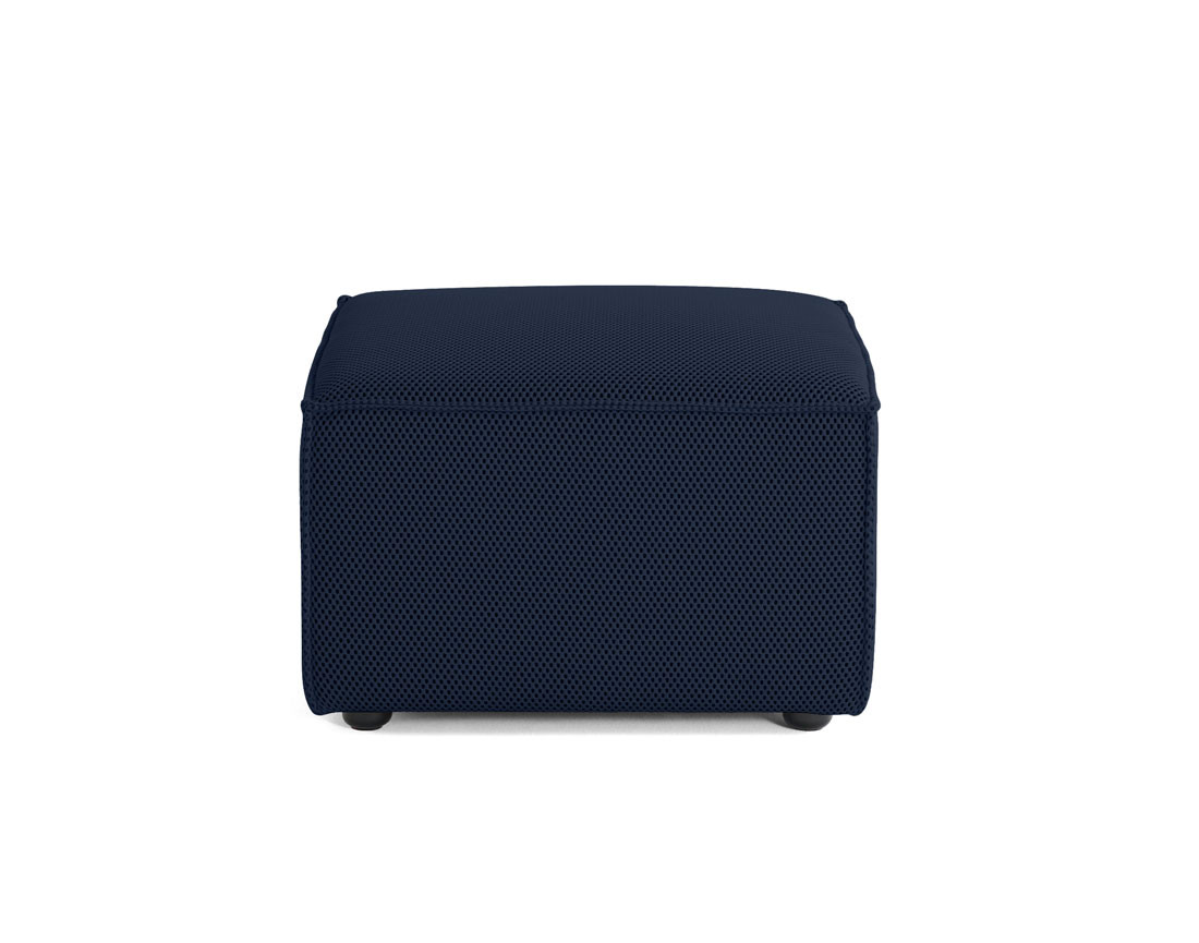 Pouf d'appoint en tissu mailles 3D Arty