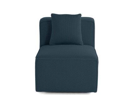 Module d'assise sans accoudoirs  en tissu mailles 3D Arty