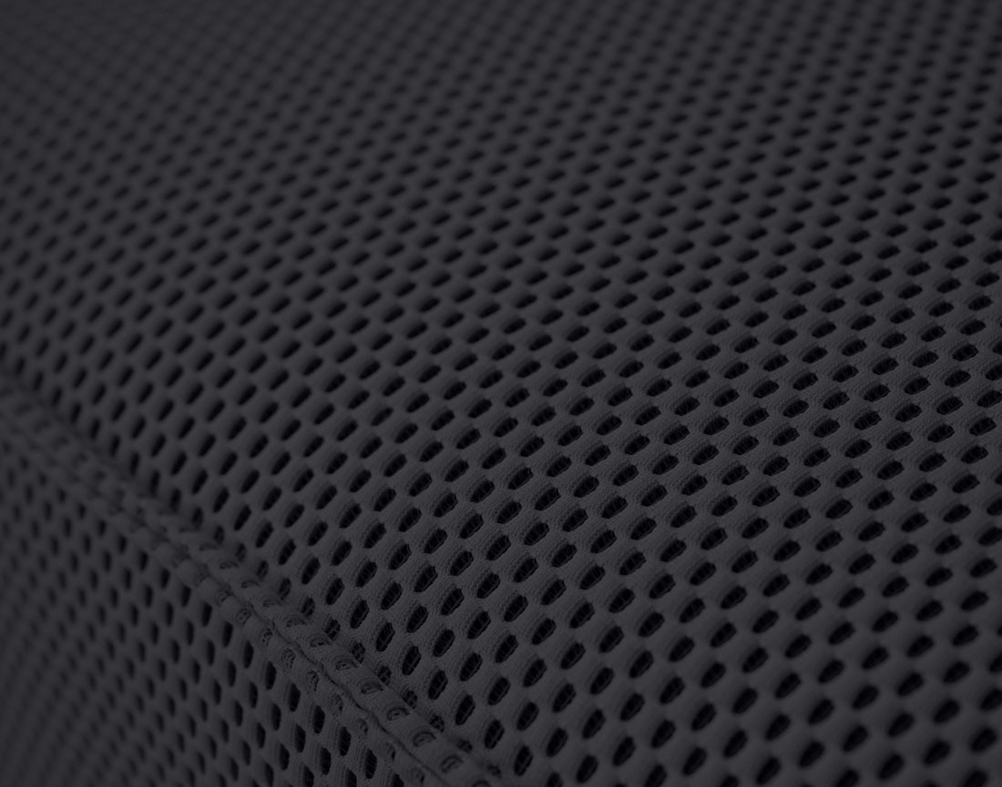 Module d'assise droit en tissu mailles 3D Arty