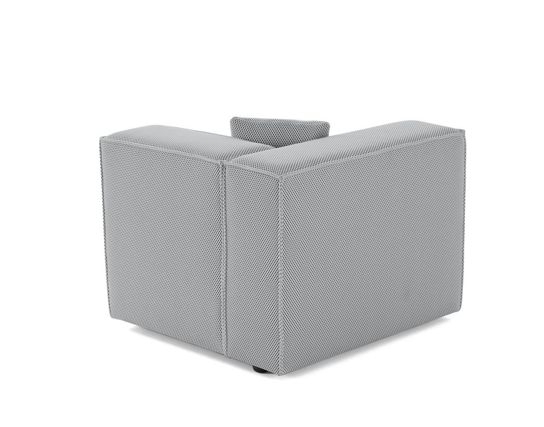 Module d'assise gauche en tissu mailles 3D Arty