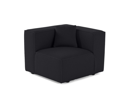 Module d'assise gauche en tissu mailles 3D Arty