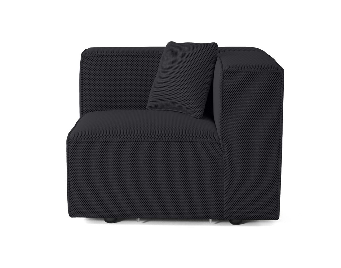 Module d'assise gauche en tissu mailles 3D Arty