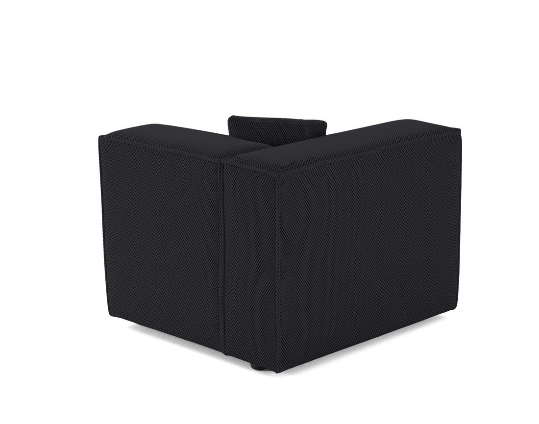 Module d'assise gauche en tissu mailles 3D Arty