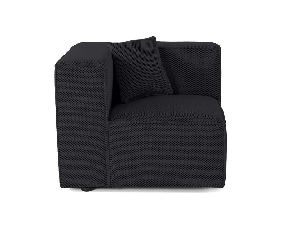 Module d'assise gauche en tissu mailles 3D Arty