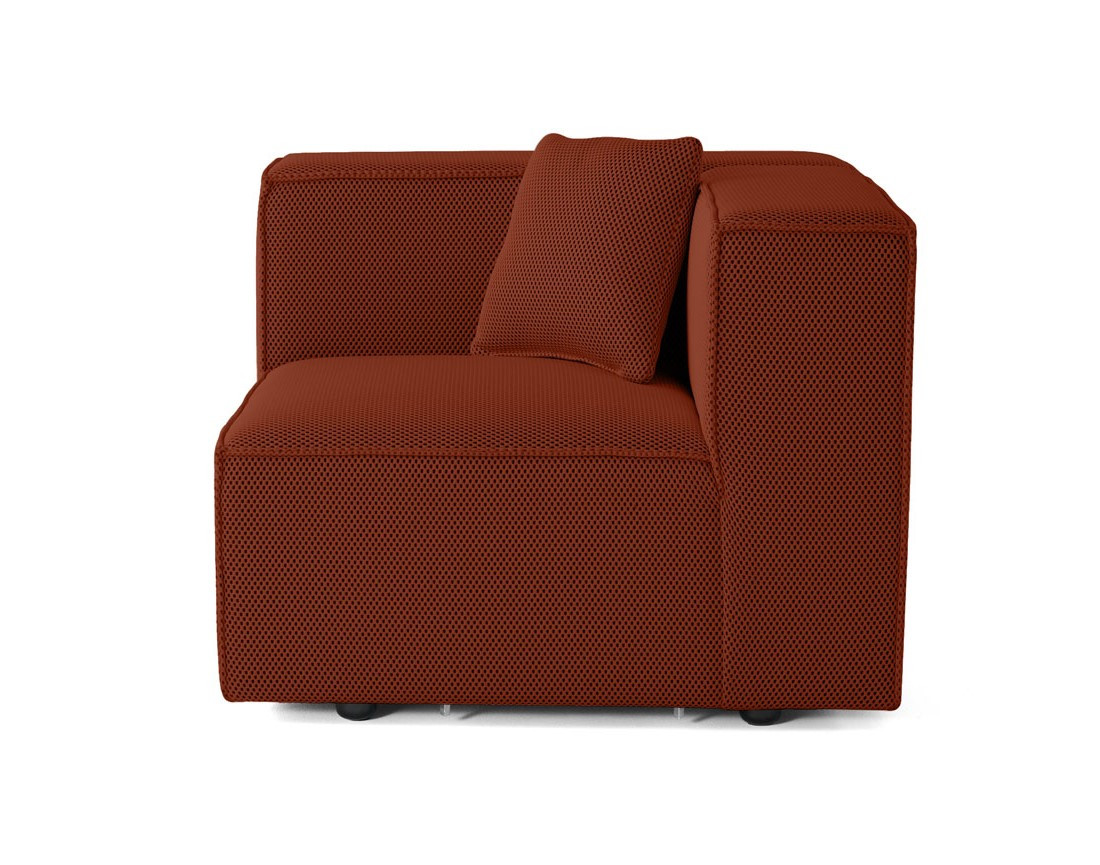 Module d'assise gauche en tissu mailles 3D Arty