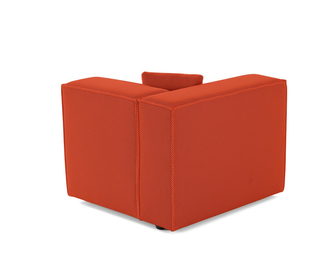 Module d'assise gauche en tissu mailles 3D Arty