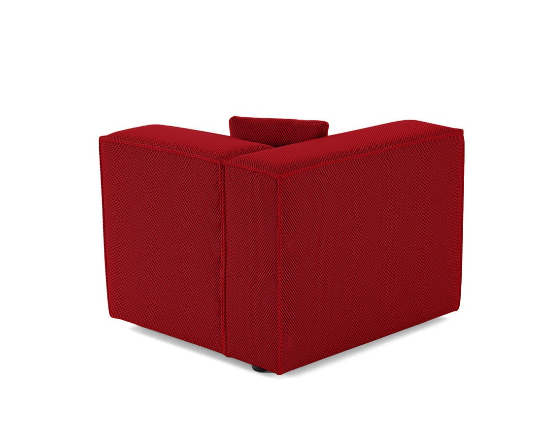 Module d'assise gauche en tissu mailles 3D Arty