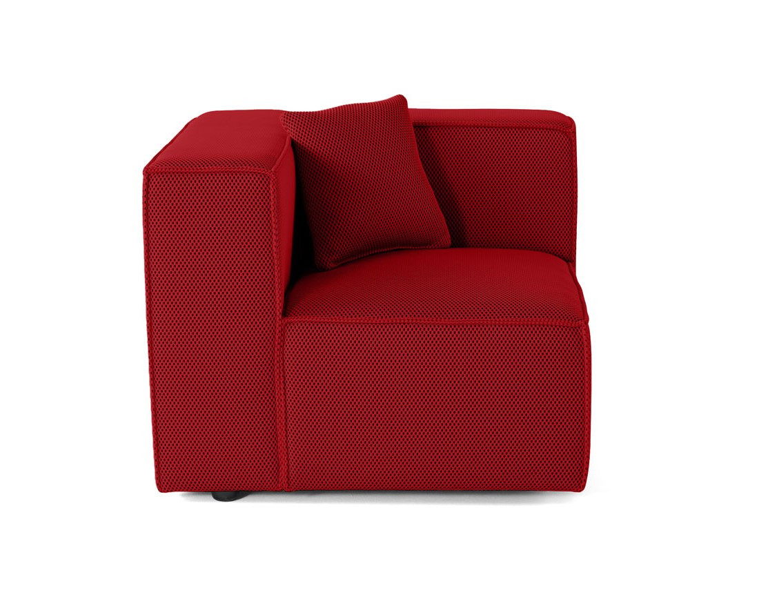 Module d'assise gauche en tissu mailles 3D Arty