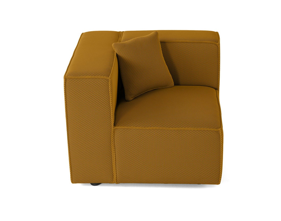 Module d'assise gauche en tissu mailles 3D Arty