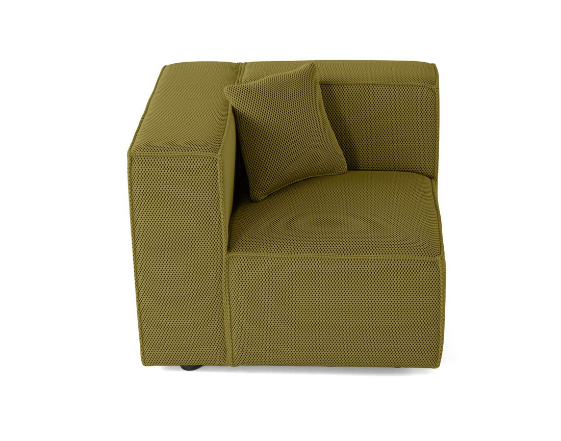 Module d'assise gauche en tissu mailles 3D Arty