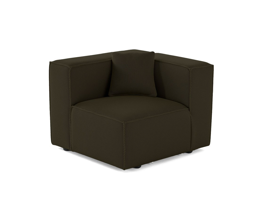 Module d'assise gauche en tissu mailles 3D Arty