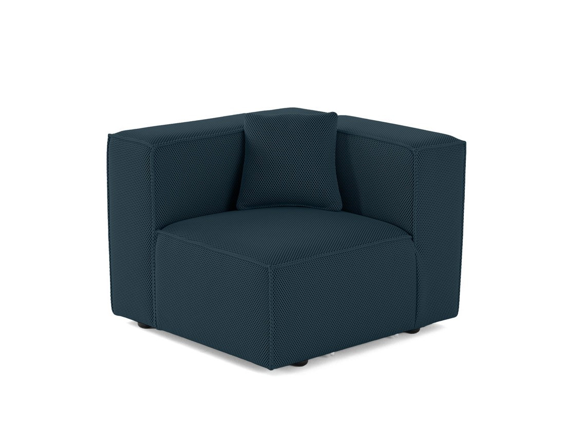 Module d'assise gauche en tissu mailles 3D Arty