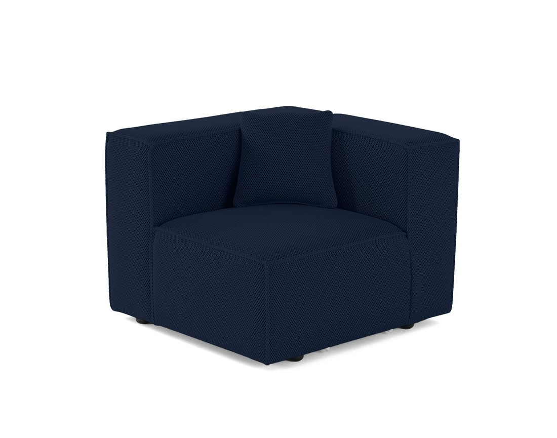 Module d'assise gauche en tissu mailles 3D Arty
