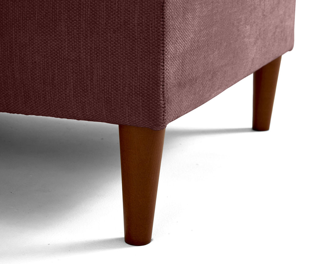 Canapé d'angle convertible avec têtières coffre 4 places Alicante