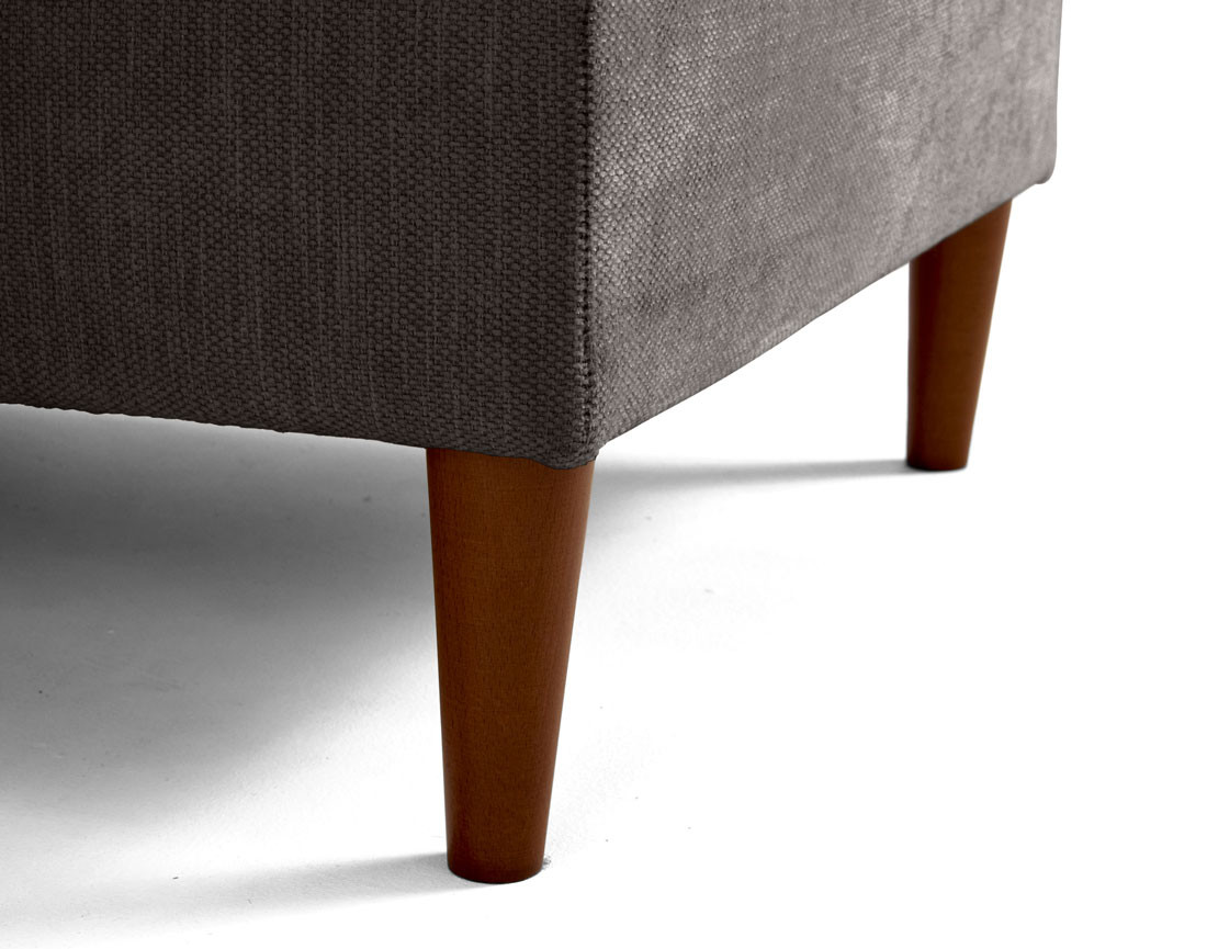 Canapé d'angle convertible avec têtières coffre 4 places Alicante