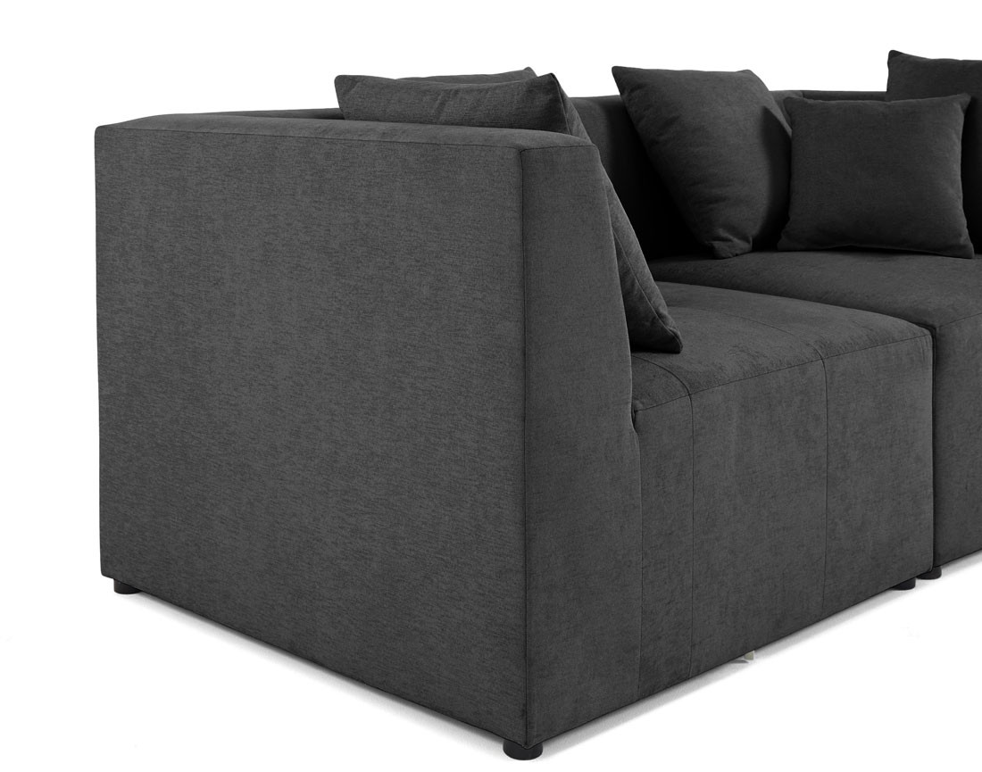 Canapé modulable 2 places en tissu Amalfi