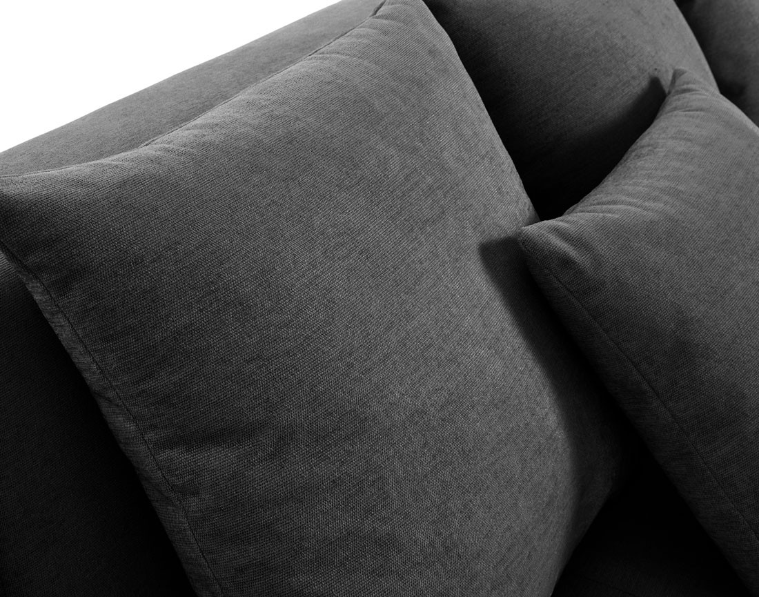 Canapé modulable 2 places en tissu Amalfi