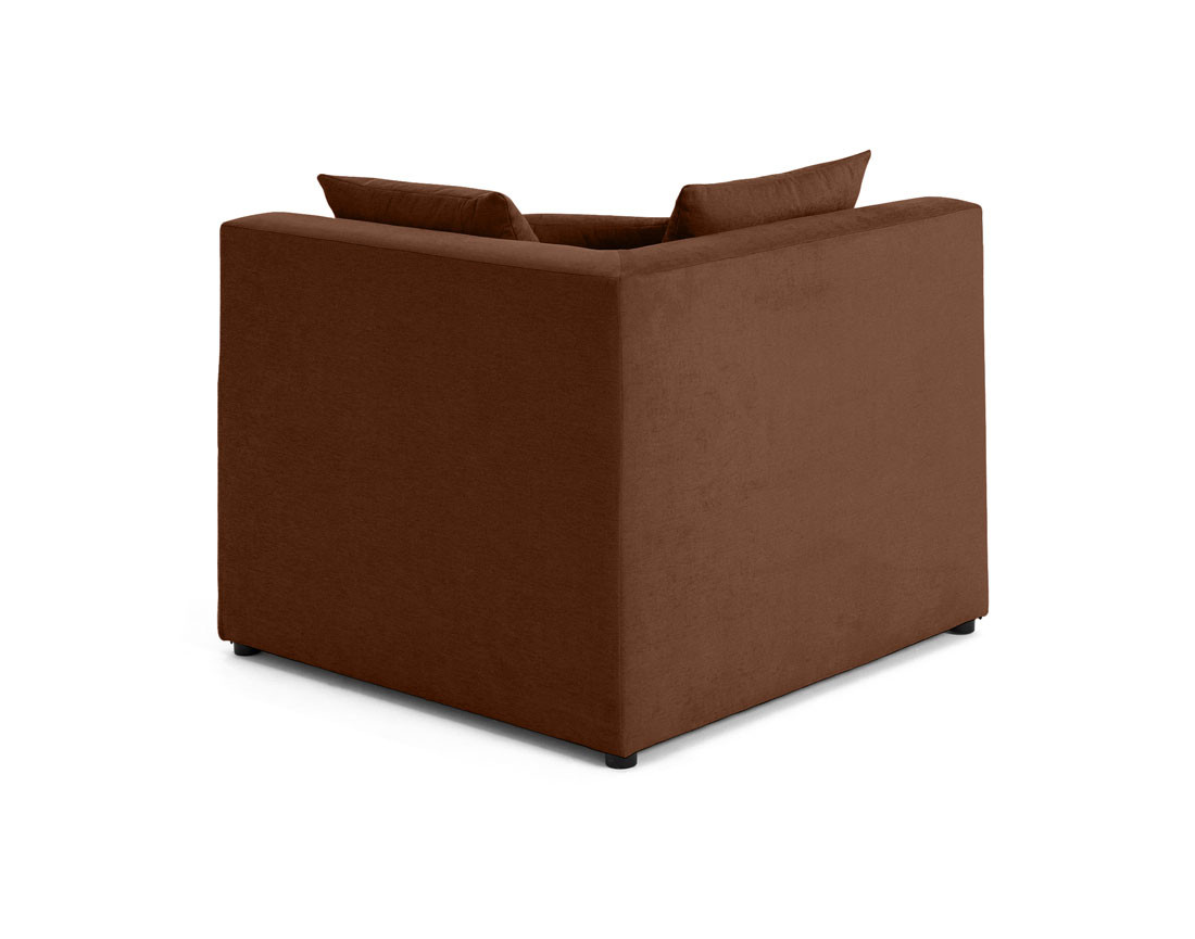 Module d'angle réversible en tissu Amalfi