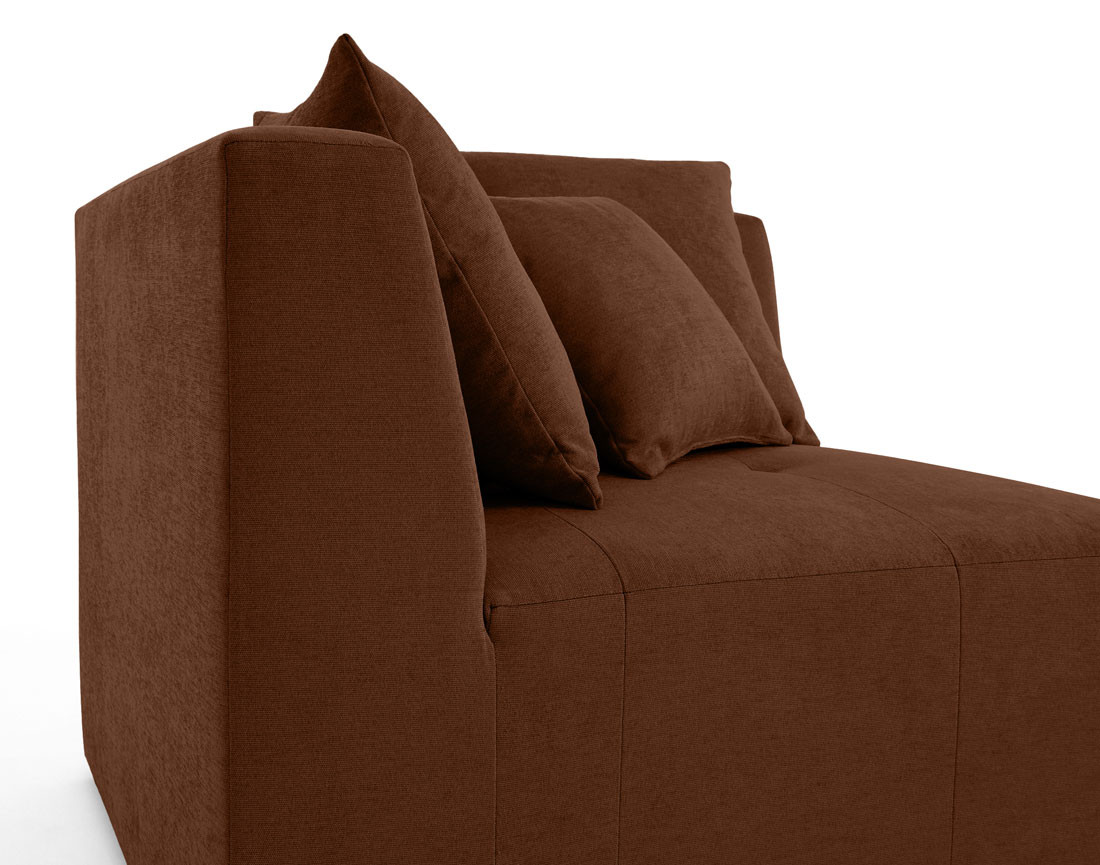 Module d'angle réversible en tissu Amalfi