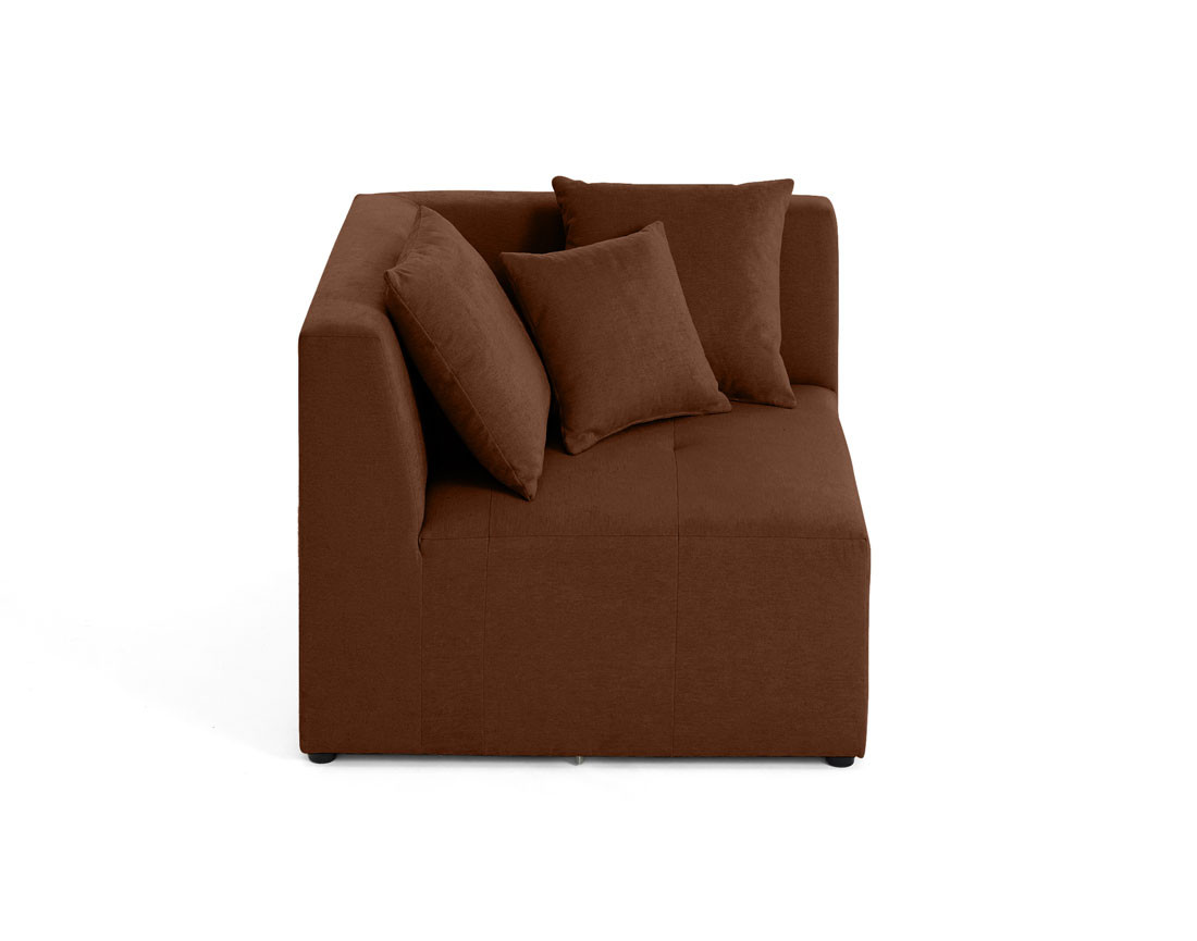 Module d'angle réversible en tissu Amalfi