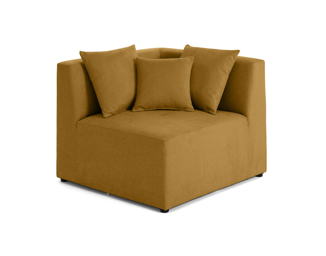 Module d'angle réversible en tissu Amalfi