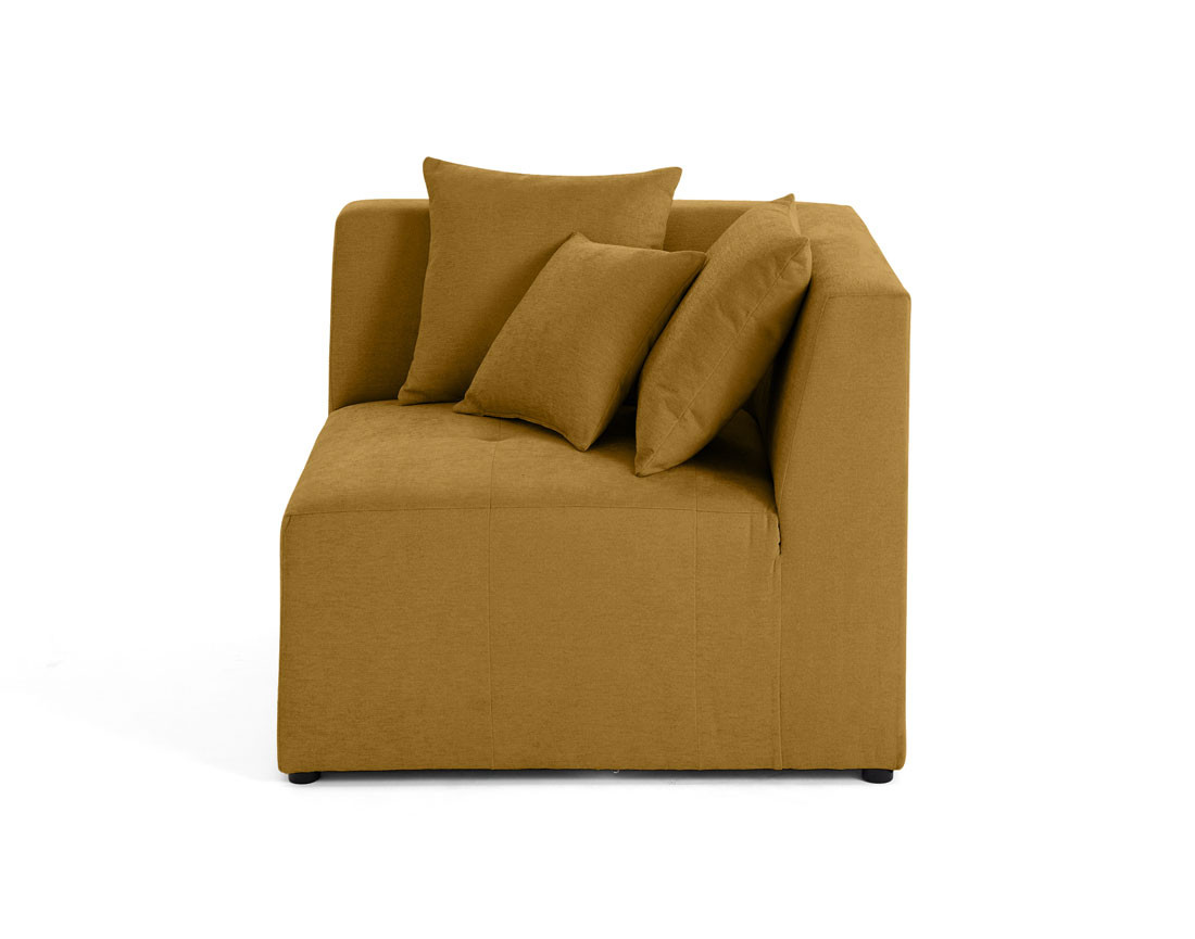 Module d'angle réversible en tissu Amalfi