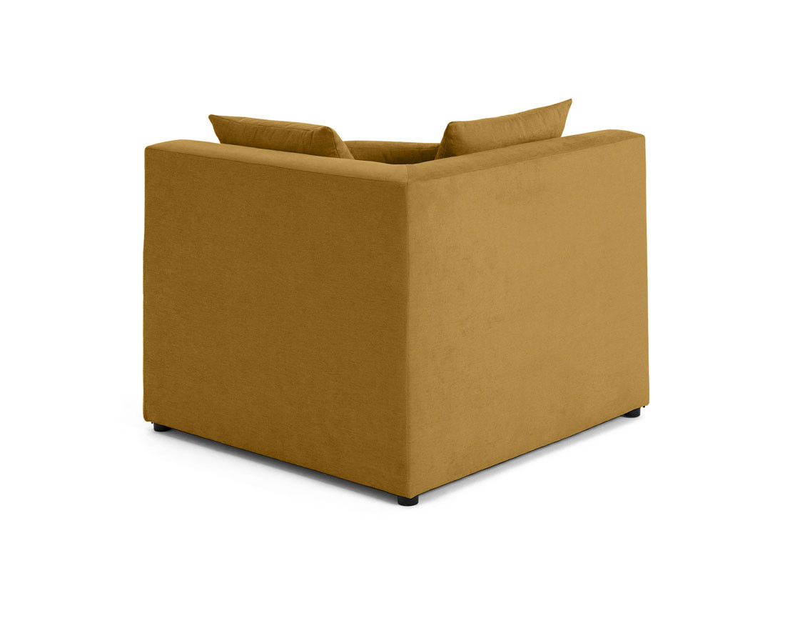 Module d'angle réversible en tissu Amalfi