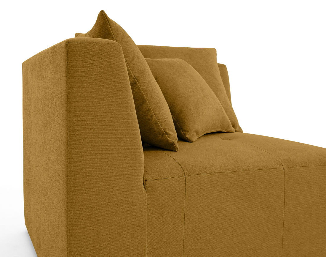 Module d'angle réversible en tissu Amalfi