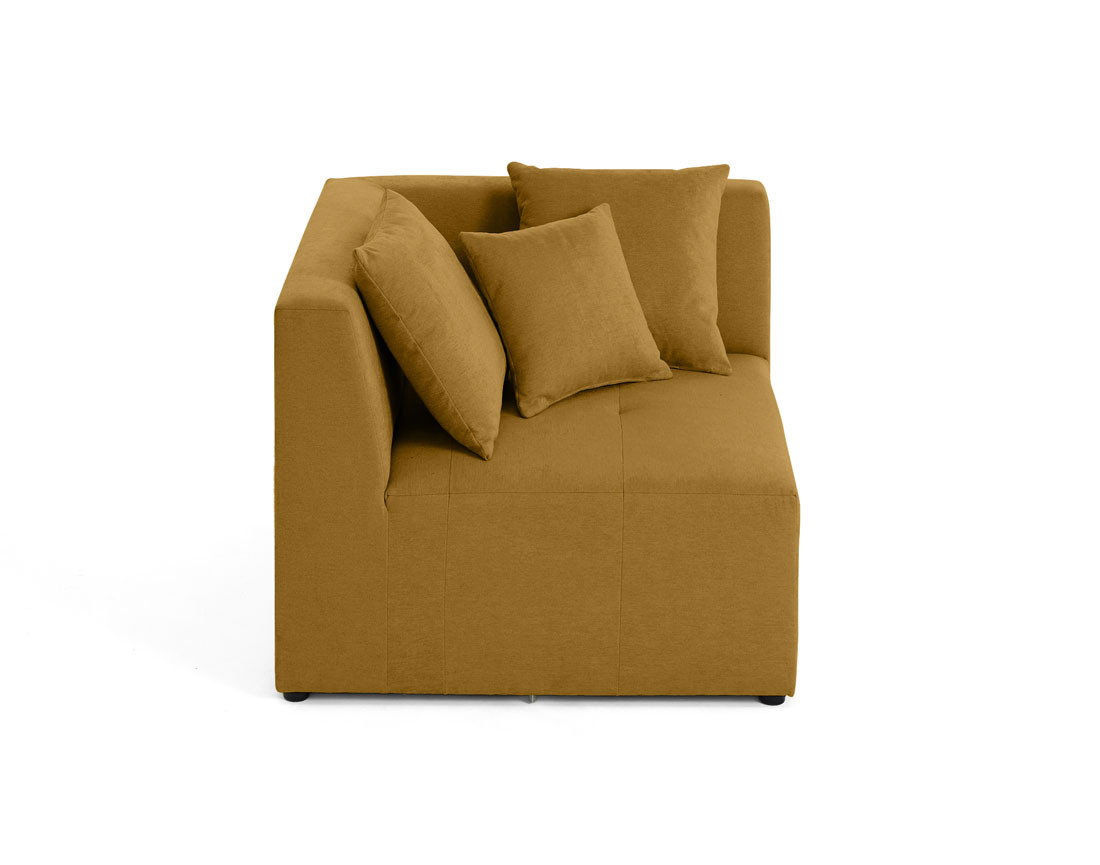 Module d'angle réversible en tissu Amalfi