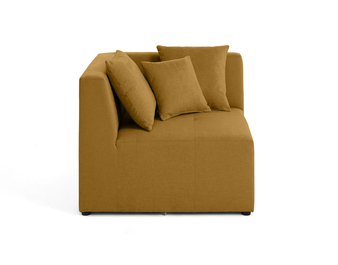 Module d'angle réversible en tissu Amalfi