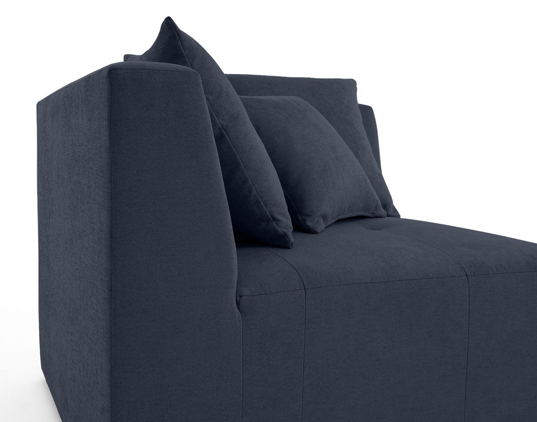 Module d'angle réversible en tissu Amalfi