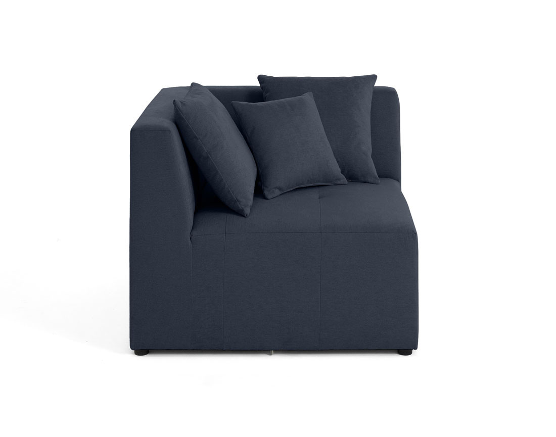 Module d'angle réversible en tissu Amalfi