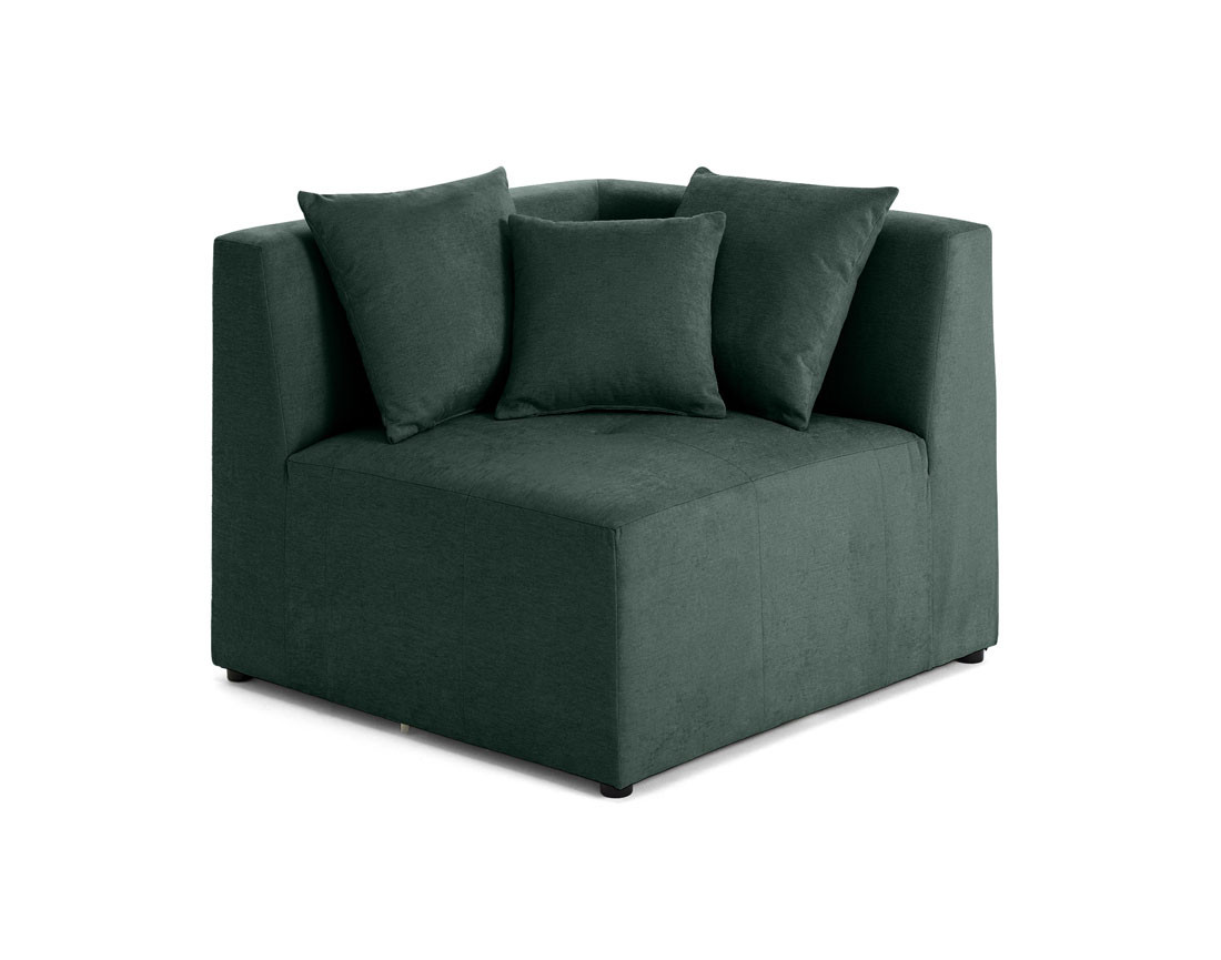 Module d'angle réversible en tissu Amalfi