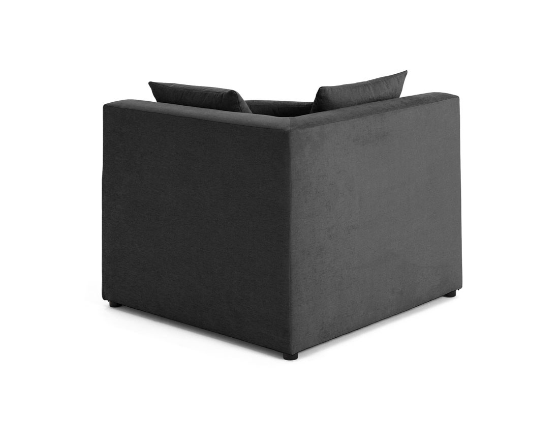 Module d'angle réversible en tissu Amalfi