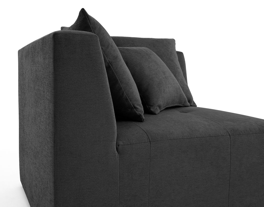 Module d'angle réversible en tissu Amalfi