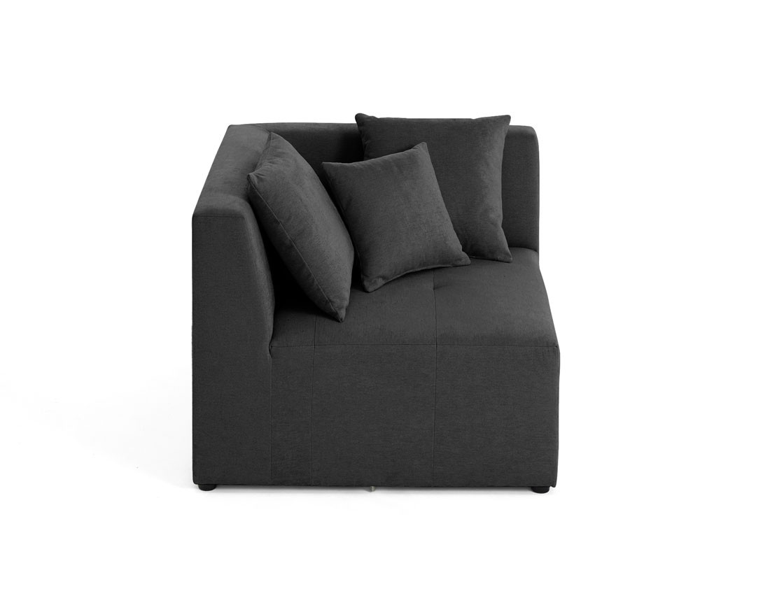 Module d'angle réversible en tissu Amalfi