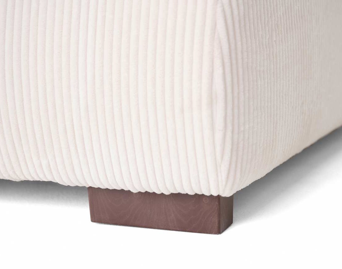 Canapé d'angle convertible Vermont 4 places avec coffre - angle droit