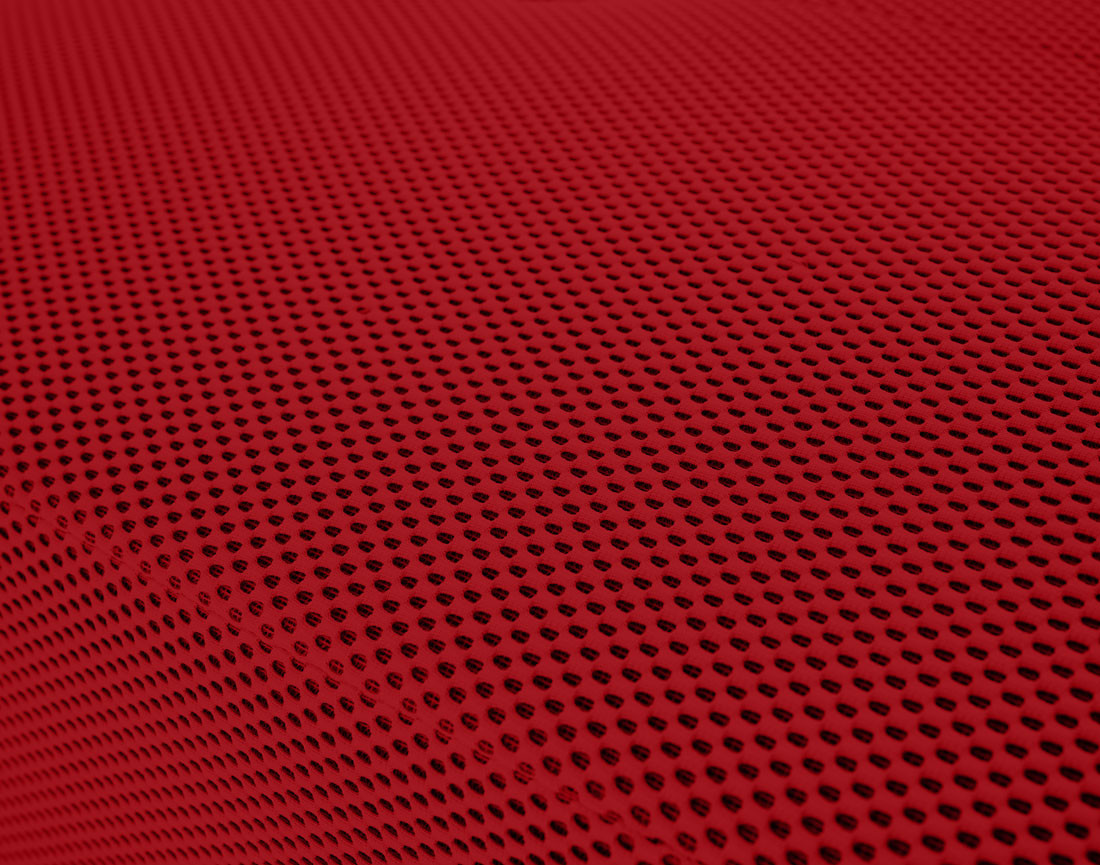 Canapé panoramique modulable d'angle gauche 7 places en tissu mailles 3D Onyx