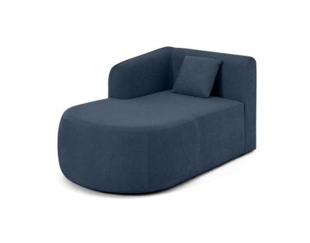 Module d'assise méridienne gauche - en tissu