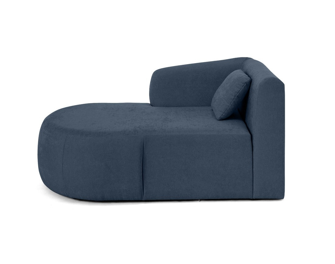 Module d'assise méridienne gauche - en tissu