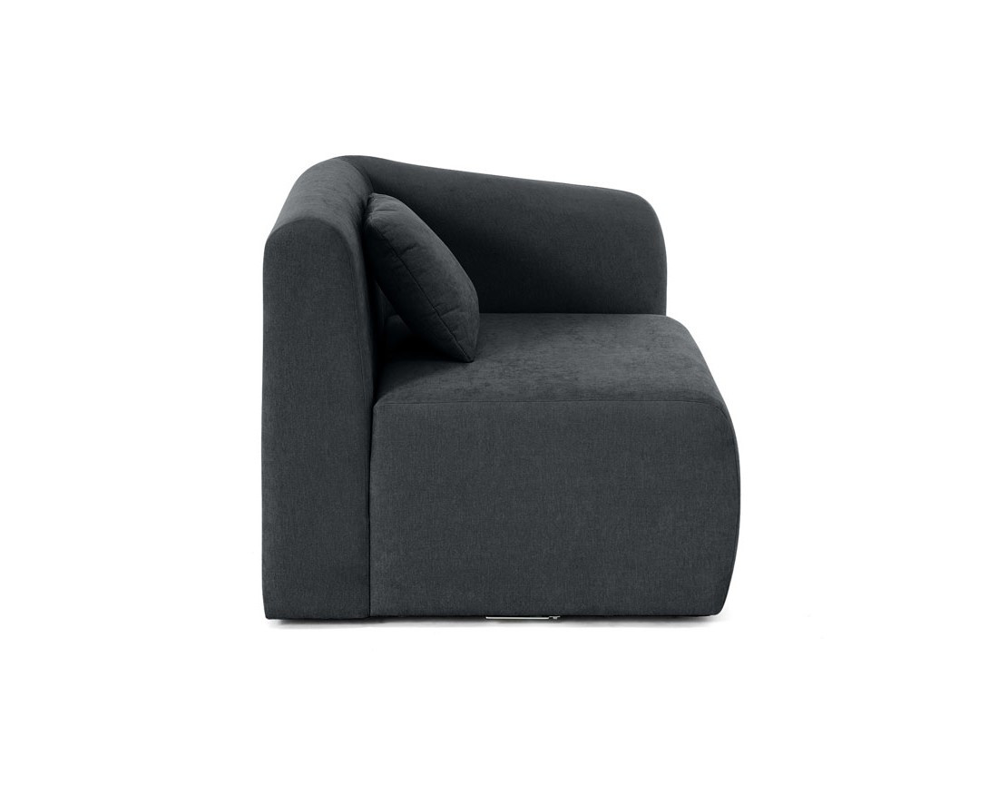 module d'assise d'angle droit en tissu Ikare